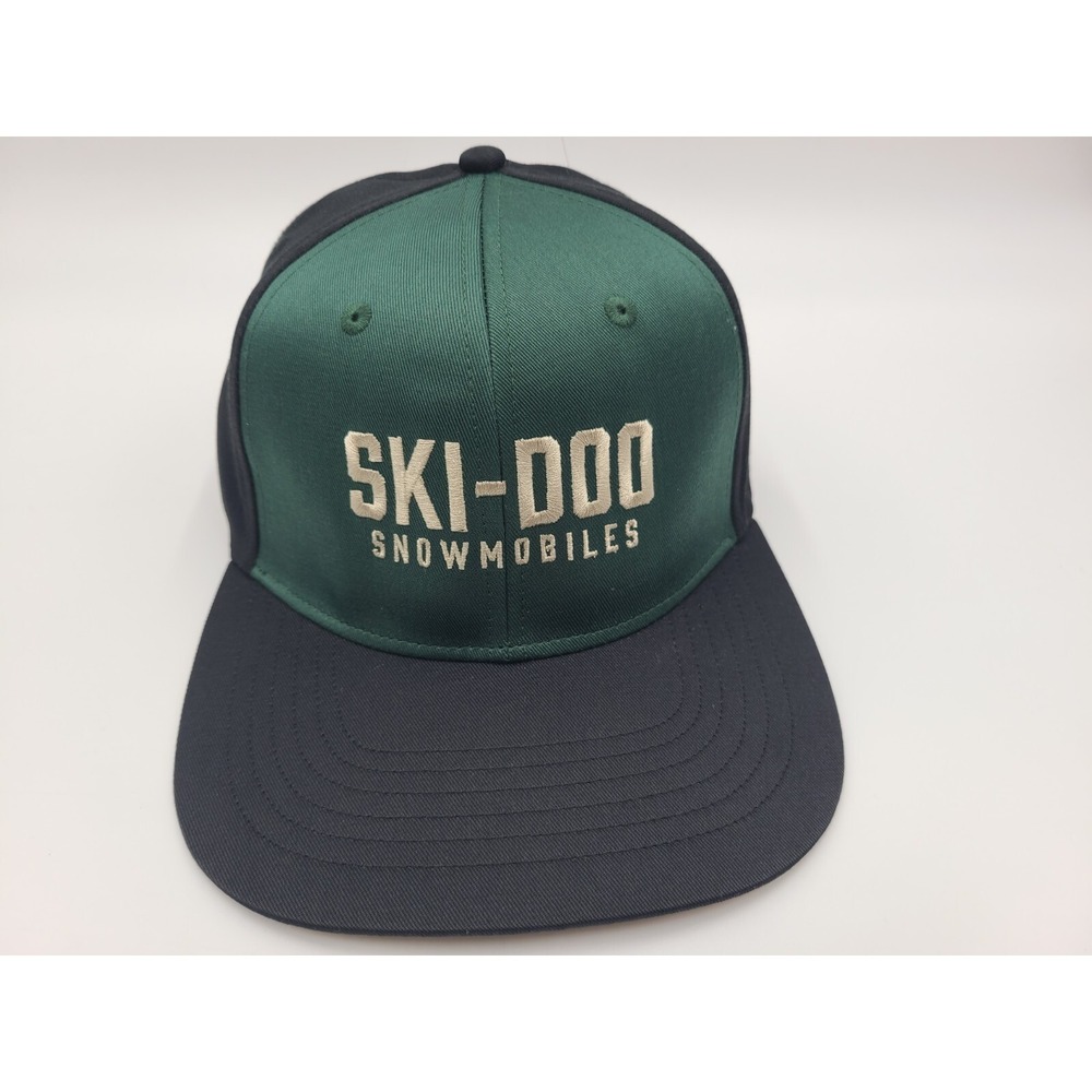 Ski-Doo Snowmobiles Flex‎ Fitted (Seems S-M) Hat Cap Snow Men Women Green Black